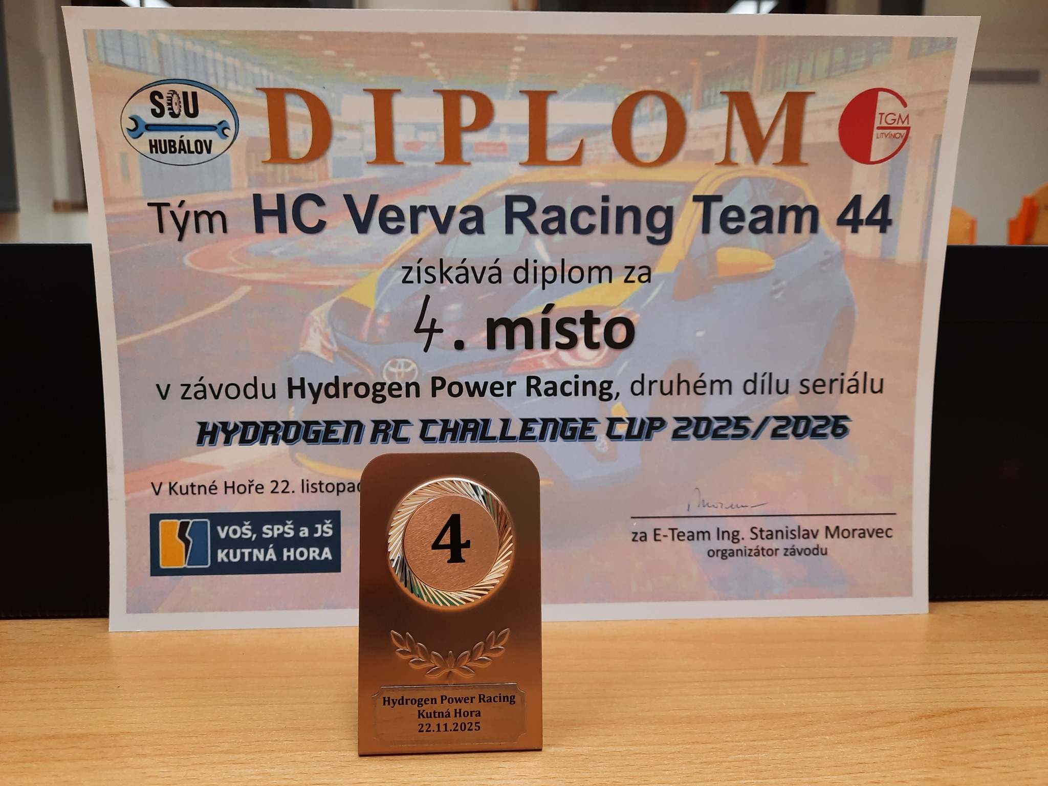 Hydrogen Power Racing Kutná Hora 21.-22. listopadu 2025